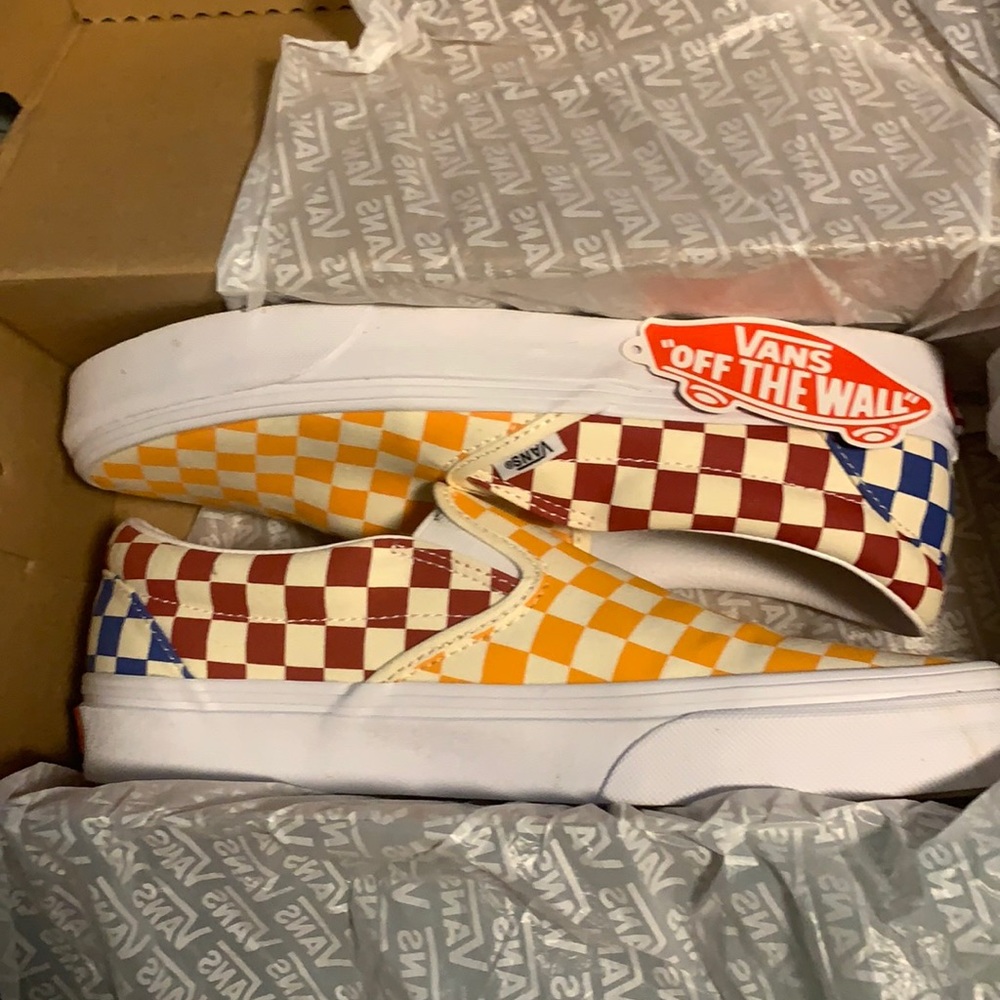 Unisex Vans Slip-on Multi Checkered